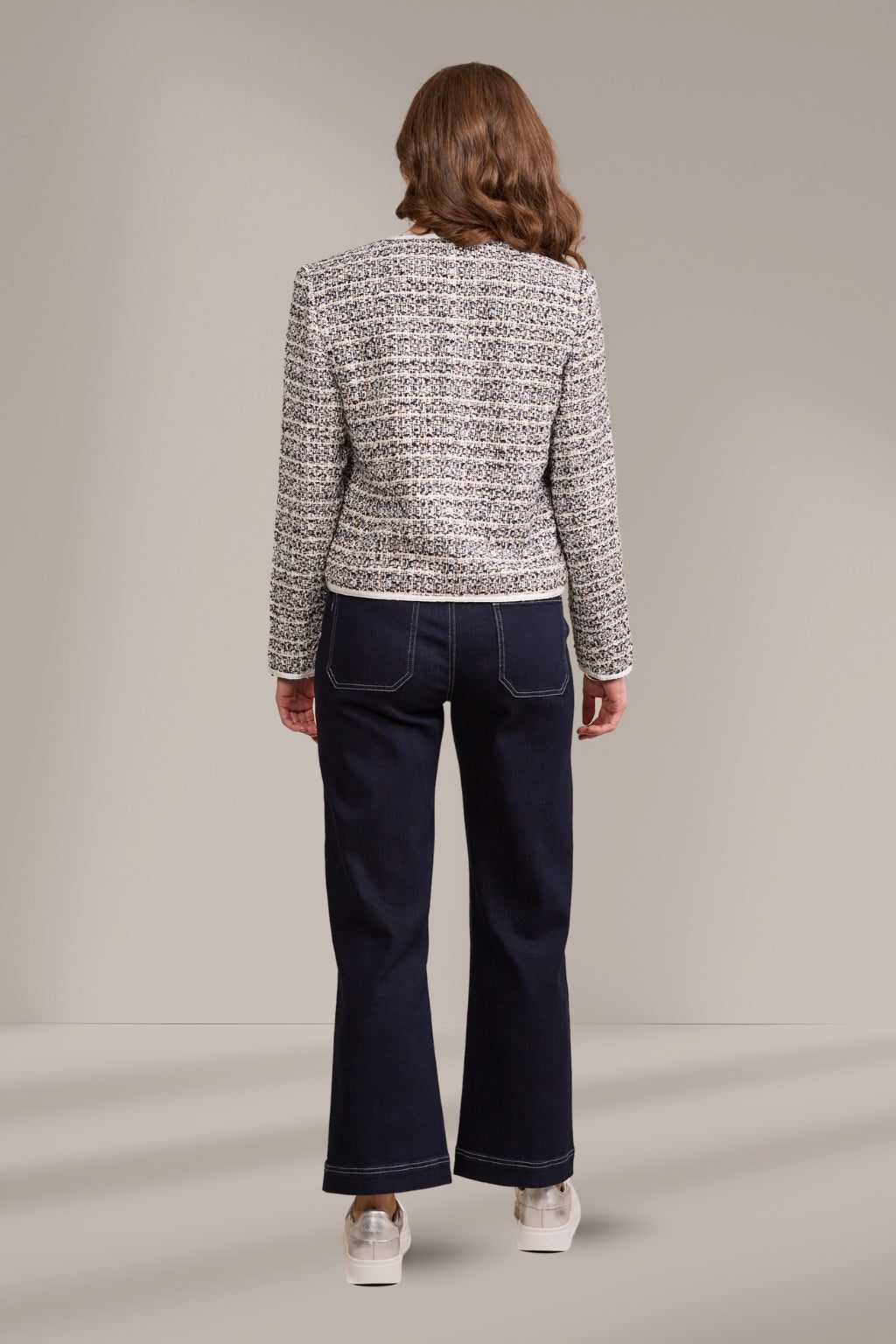 Short Jacket With Trim Detail