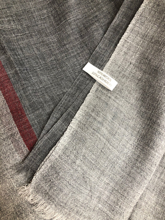 Luxury Cashmere Scarf Dark Grey