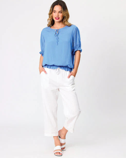 Jessie Plain Peasant Top by Democracy