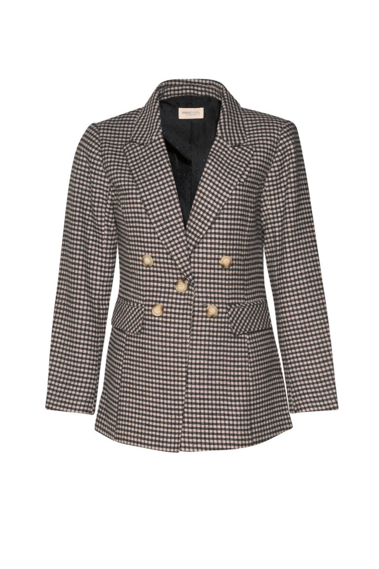 Madly Sweetly Plaid Pitt Blazer 